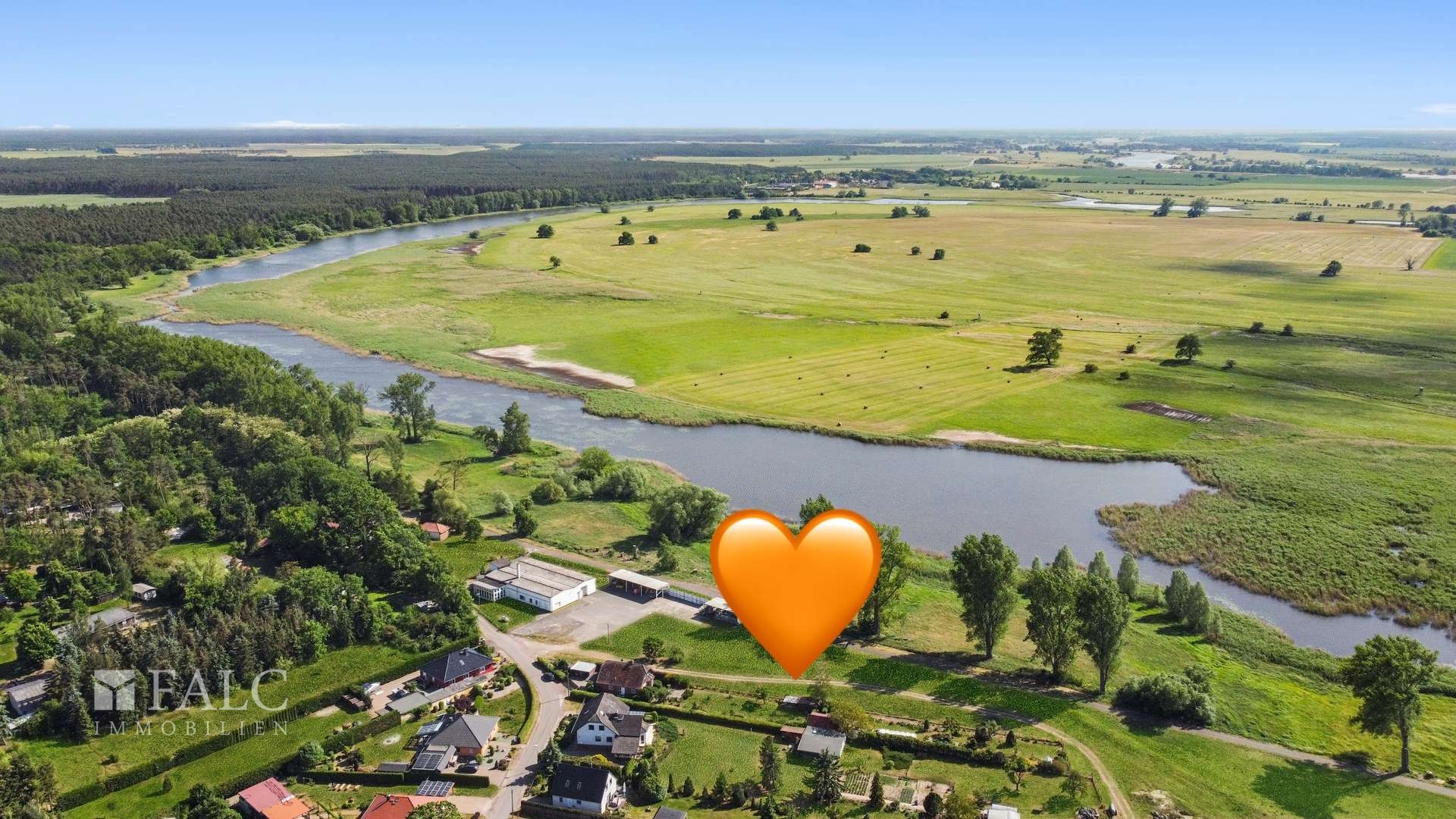 Blick auf die Alte Elbe